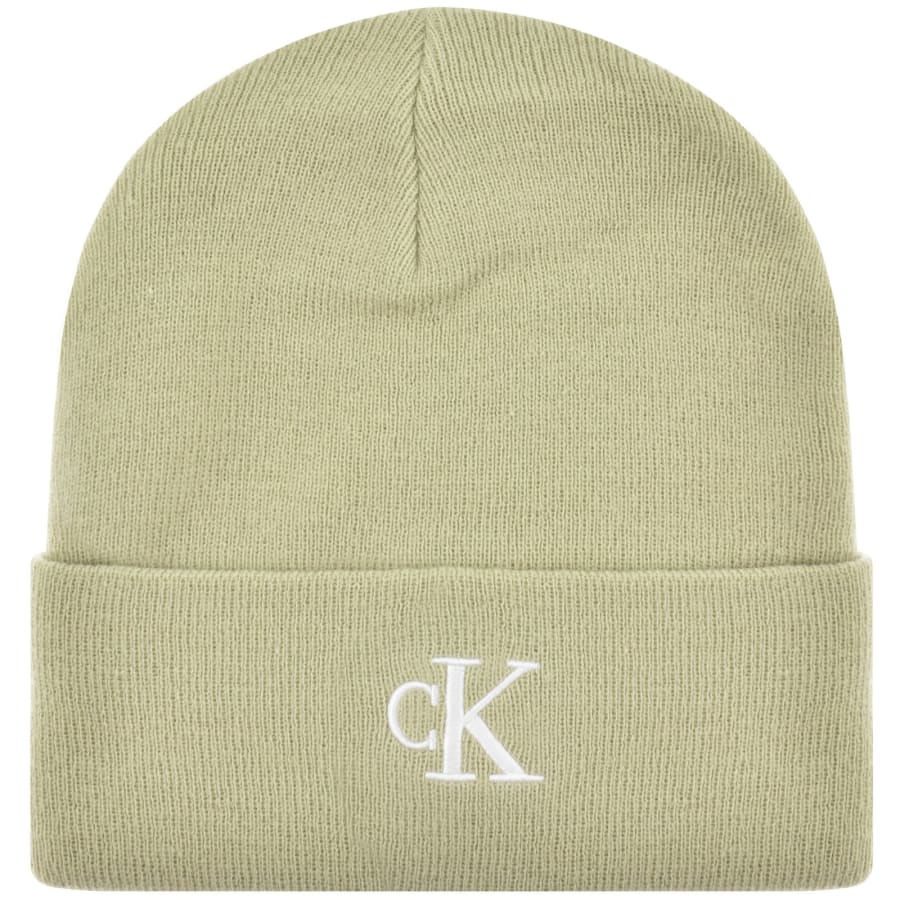 Calvin Klein Jeans Monogram Embro Beanie Beige Man